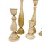 Kitcheniva 5 Set Wooden Paired Candlesticks Maple Wood Home Decor